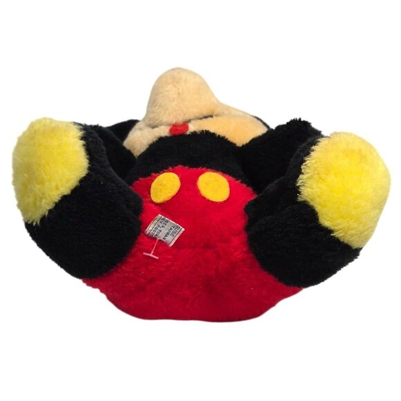 Vintage Walt Disney Mickey Mouse Plush Stuffed Animal Handmade 9.5" Sitting - Picture 4 of 6